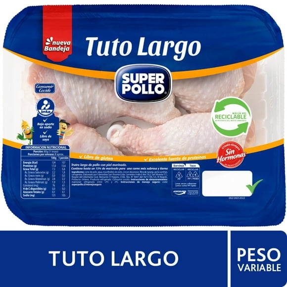 Pollo Trutro Largo Envasado