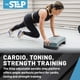 thumbnail image 5 of Aerobic Stepper Freestyle STEP Mini para entrenamiento en casa, color gris y negro, 5 of 6