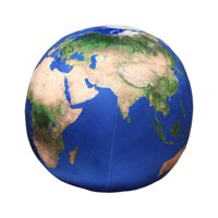 Magideal - Juguete De Peluche De Planet Earth, Adorno Creativo, Almohada De Muñeca Suave, Juguete De Peluche De Peluche Realista Para Adultos, Niñas, Regalo Para Azul Claro 27Cm