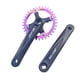 thumbnail image 5 of Juego de bielas de una sola velocidad, juego de bielas para bicicletas de montaña, 170 mm, con piñón estrecho, ancho y plato redondo de repuesto (104 34T, 5 of 5