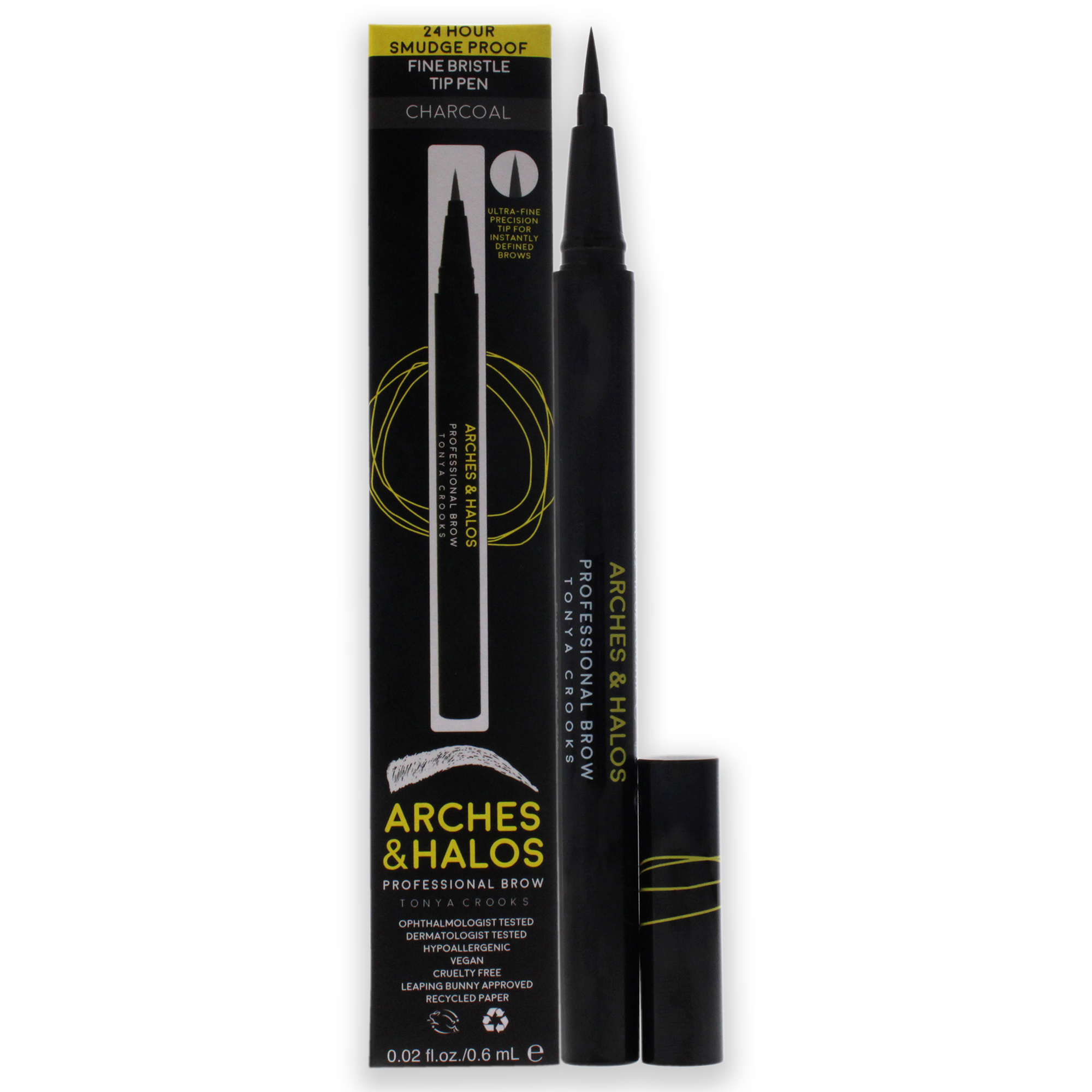 Bolígrafo Para Cejas Arches And Halos Carbón 0.6Ml Mujer