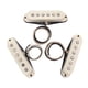 thumbnail image 2 of mano herida sola pastillas alnico 5 pastillas para fender strat guitarra electrica, 2 of 3