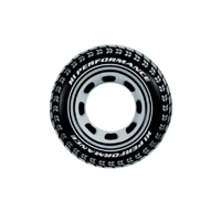 Genérico - Flotador Inflable Anillo Intex Giant Tire Tube 91 Cm Negro