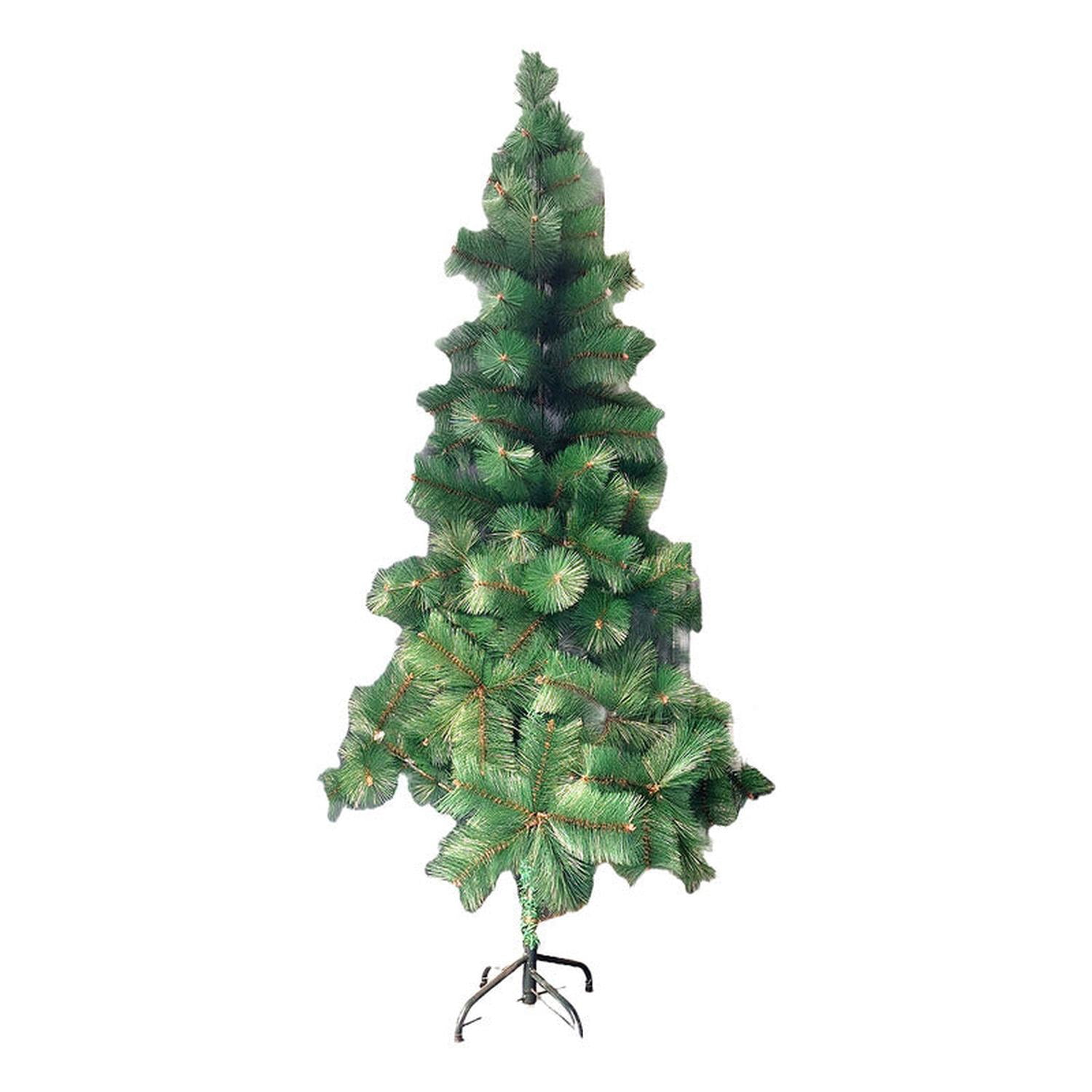 Tecnohogar.cl - Árbol De Navidad 1.80 Pascua Verde Con Base Armado Facil Verde