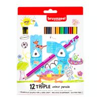 Lápices De Colores Bruynzeel Para Niños Set 12