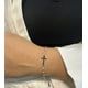 thumbnail image 3 of Pulsera HESHPAWS S925 Sterling Silver Cross Ajustable Plata, 3 of 3