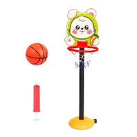 Magideal - Aro De Baloncesto Para Niños De 3, 4, 5, 6, 7 Y 8 Años, Altura Ajustable Para Interiores Y Exteriores, Juguetes De Baloncesto Para Niños Pequeños, Por Conejo