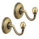thumbnail image 3 of 2 Alzapa?os Para Cortinas, Ganchos Para Colgar En La Pared, Bronce, 3 of 4