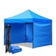 thumbnail image 1 of Toldo Plegable 2x2 Metros Lona 600D Engomada con Paredes Laterales AZUL, 1 of 5
