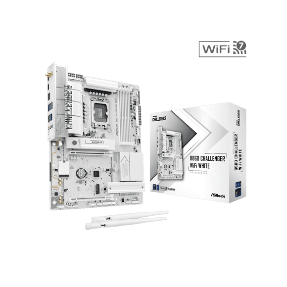 Intel ASRock B860 Challenger Wifi Blanco LGA1851
