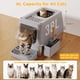 thumbnail image 3 of Caja de arena Mutrelenx XL de acero inoxidable gris, 3 of 8