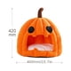 thumbnail image 1 of 1pc Pumpkin Shaped Pet Condo Semi-enclosed Plush Pet Bed Nest With Removable Cushion Non-slip Warm Soft Pet Sleeping Bed For Dogs And Cats, 1 of 3