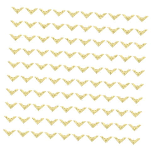 Bothyi - Protectores De Esquinas De Metal Para Libros, Versátiles, Para Diarios, Cuadernos, 100 Unidades, Dorados