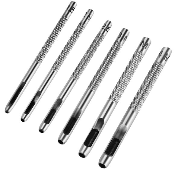 Set de punzones para cuero AsonTao 6 piezas 1,5‑4 mm