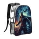 thumbnail image 1 of Batman Hombre MurciélagoMochila transparente temática, resistente y duradera, bolsa see-through para trabajo, deporte, universidad y viaje, 31 × 43 cm, 1 of 6