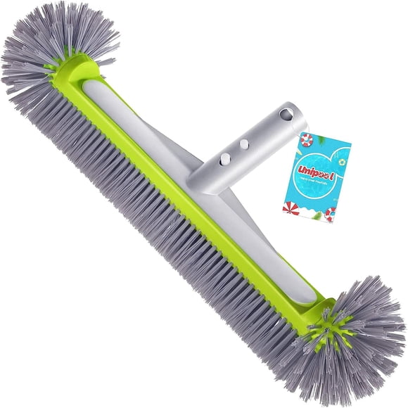 Cepillo para piscina Unipool de 44 cm, aluminio, 7 filas de cerdas de nylon