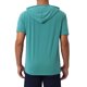 thumbnail image 3 of INSPIRE CHIC Sudadera con Capucha para Hombre Camiseta de Manga Corta Deportiva Pulóver con Cordón Capucha Tallas L Verde Oscuro, 3 of 5