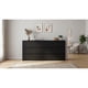 thumbnail image 2 of 9 Drawer Dresser with No Handle Design, Modern Black Matte Wood Dresser for Bedroom, Storage Chest of Drawers for Living Room, Hallway, Entryway, 2 of 3