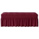 thumbnail image 5 of Protector De Muebles De Asiento De Banco De Cubierta De Banco Largo Para Sala De Estar Decoración De Hotel Rojo Vino, 5 of 5