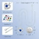 thumbnail image 4 of Collar colgante de amor de amor con piedra de nacimiento Zirconia, regalo de joyería de las mujeres para la Navidad, cumpleaños, aniversario, 4 of 5