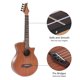 thumbnail image 3 of Ukulele VANPHY Concert 23 pulgadas Sapele – Kit para principiantes, 3 of 8