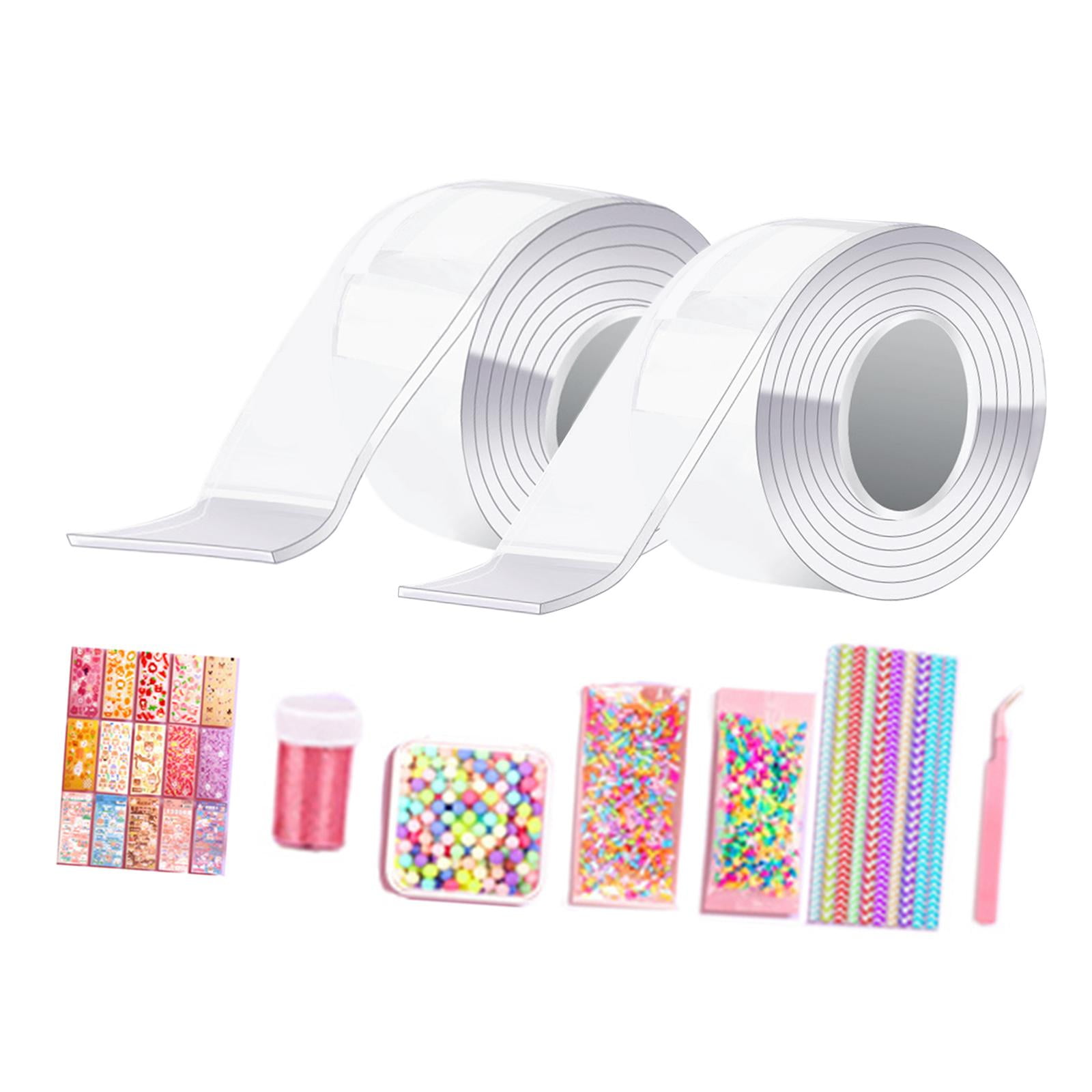 Bothyi - Soplar Burbujas Cinta De Doble Cara Cintas Impermeables Tiras Cinta Transparente 5cm 10cm 2 Uds Transparente