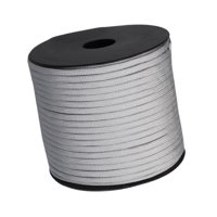 Ioensy - Cuerda De Paracaídas Multifunción De 4 Mm Para Acampar, Para Senderismo, Viajes, Supervivencia, Color Gris Plateado