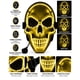 thumbnail image 5 of Mascara De Calavera Con Luz Led Para Halloween Y Fiestas, 5 of 6