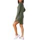 thumbnail image 3 of INSPIRE CHIC Vestido cómodo acanalado de manga larga para mujer con textura ondulada única, ropa casual, camisetas, XL Verde, 3 of 6