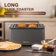 thumbnail image 2 of Tostadora Mecity, 4 cortes, acero inoxidable, 1300 W, color gris, 2 of 8