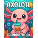 thumbnail image 1 of Libro para colorear Majosta: 50 páginas kawaii fáciles de ajolotes, 1 of 1