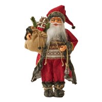 Bothyi - Muñeco De Papá Noel De Pie, Adorno De Mesa Coleccionable Para Estante, Dormitorio, Interior, 45 Cm
