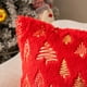 thumbnail image 3 of Árbol de Navidad rojo tirar almohadas cubiertas 18x18 pulgadas Set de 2,Casos de cojines decorativos suaves,Decoración del hogar para sofá cama Sala de estar, 3 of 3