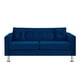 thumbnail image 1 of Sofa New Retro 3c Felpa 12 Azul Marino, 1 of 6