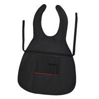 Magideal - Delantal De Peluquería Para Corte De Pelo, Delantal De Peluquero, Accesorio Cómodo, Práctico Delantal De Peluquería Duradero Negro Para Teñir Y Cortar