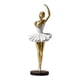 thumbnail image 1 of Estatuas de Estatuillas Estatuilla Decoración de moda de ballet Escultura Figura de niña de resina para estantería Sala de estar , Estilo B Aureato, 1 of 5