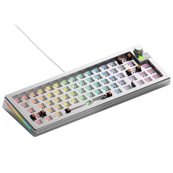 Teclado GLORIOUS Gaming GMMK 3 PRO Barebones con perilla, plateado
