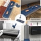 thumbnail image 2 of Trapeador plano grande, nuevo 2024, para uso húmedo y seco, con rotación de 360 grados, mango largo de acero inoxidable ajustable de 54 pulgadas con almohadillas de microfibra lavables, azul, 4 almoha, 2 of 7