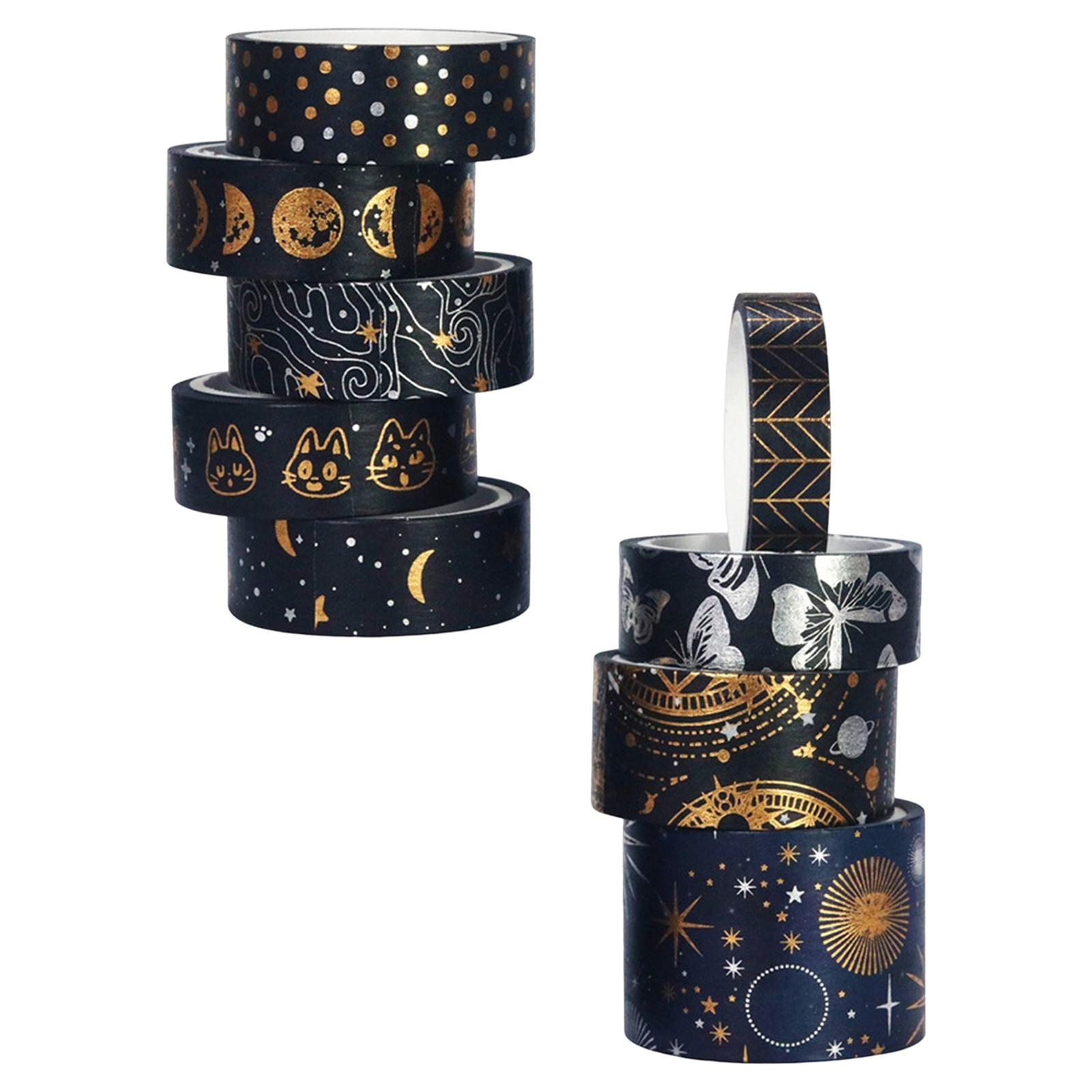 ZDOLAKIDS Juego De 8 Rollos De Cinta Washi Básica De Color Sólido Amarillo Naranja Adhesivo Decoración Etiqueta Para álbumes De Recortes, Planificador Diario, Manualidades, álbum, Diario, Libro