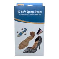 Genérico - Plantilla Protectora Talón Suave Antideslizante 4 Pack Jhn