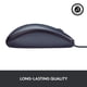 thumbnail image 5 of Ratón Logitech B100 con cable USB para ordenadores, color negro, 5 of 8