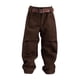 thumbnail image 3 of Pantalones Y Cinturón De Harén A Escala 1:12 Para Mu?ecas Masculinas De 6'', Disfraz De Pantalón Marrón Oscuro., 3 of 5