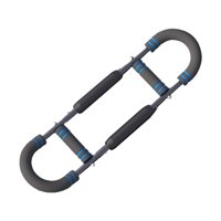 Magideal - Ejercitador De Brazos, Fortalecedor De Antebrazos, Ajustable, Ligero, Para Oficina, Gimnasio, Versátil, Ejercitador De Pecho, Equipo De Entrenamiento Azul Claro