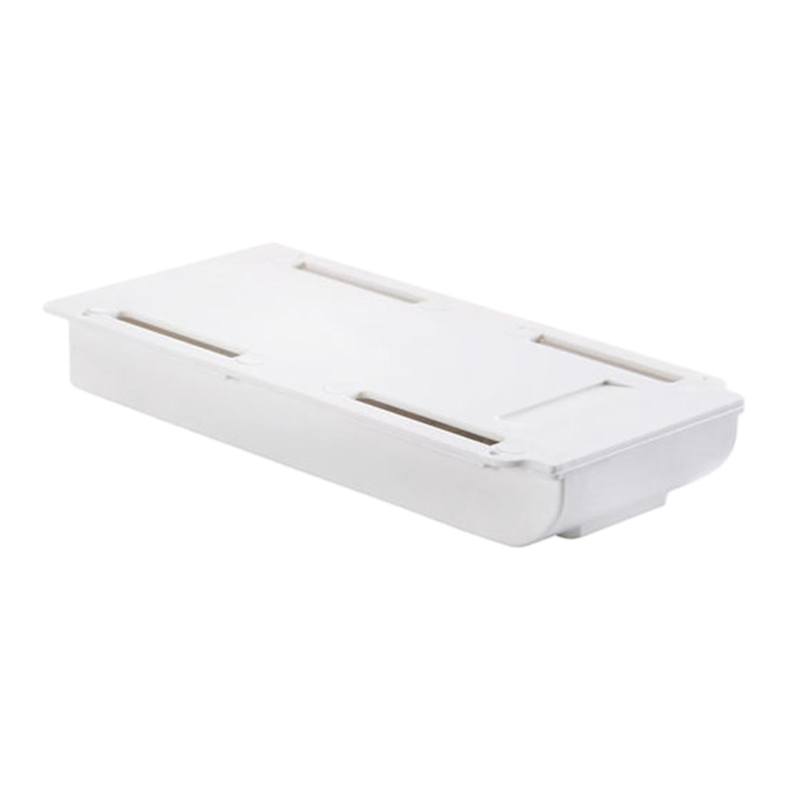 Bothyi - Debajo Del Cajón Del Escritorio Almacenamiento Debajo Del Escritorio Cajones Para Lápices Para Oficina Cocina Hogar Blanco
