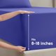 thumbnail image 4 of Juego de sábanas Nestl Microfiber Split King de 5 piezas, color azul real, 4 of 9