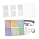 thumbnail image 1 of Kit De Plantillas Sashiko, Hilos, Plantilla Soluble En Agua Para Manualidades, Posavasos, Camisetas B, 1 of 5