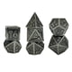 thumbnail image 2 of Set de 7 Dados Poliédricos Fiocias Negro, 2 of 5