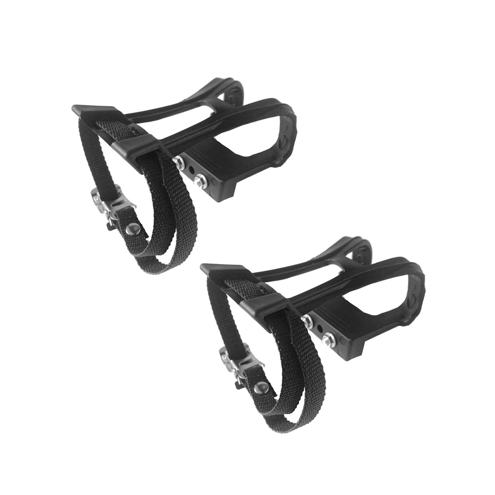 Magideal - Pedales De Bicicleta Clips Pedales De Bicicleta Pedales De La Caga Toe Pedidos De Pedidos De Bike De Nylon Para Equipos De Acondicionamiento Físico Ej