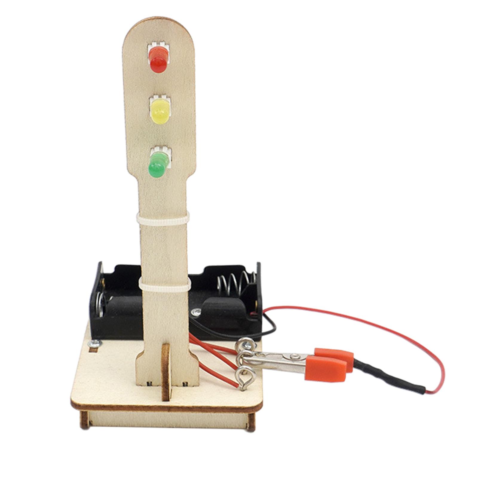 Magideal - Señales De Tráfico Juguetes De Desarrollo Juguetes Rompecabezas De Madera Actividades De Aprendizaje Ciencia Flexible Cognición Diy Semáforos Para