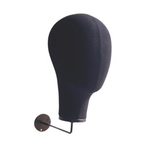 Ioensy - Modelo De Cabeza De Maniquí Creativo Para Salón En Casa Y Entrenamiento De Peluquería De Viaje Negro